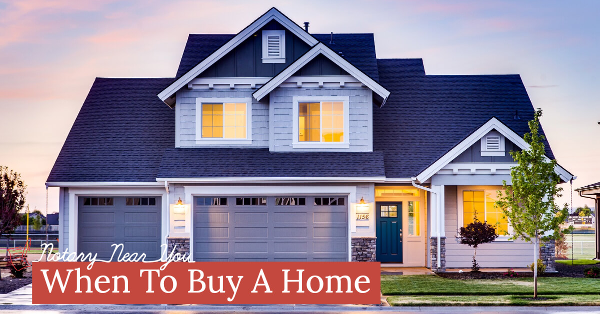 Sitting on the fence about when to buy a home?