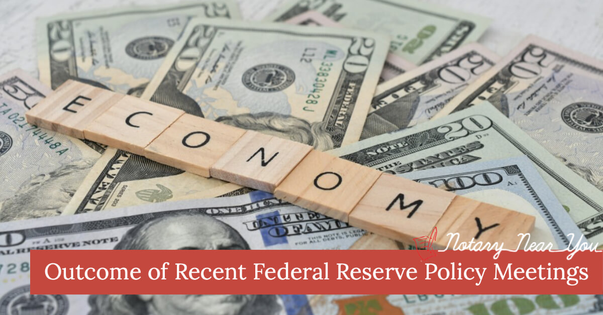 Outcome of Recent Federal Reserve Policy Meetings included the intent to hold rates low until inflation increases