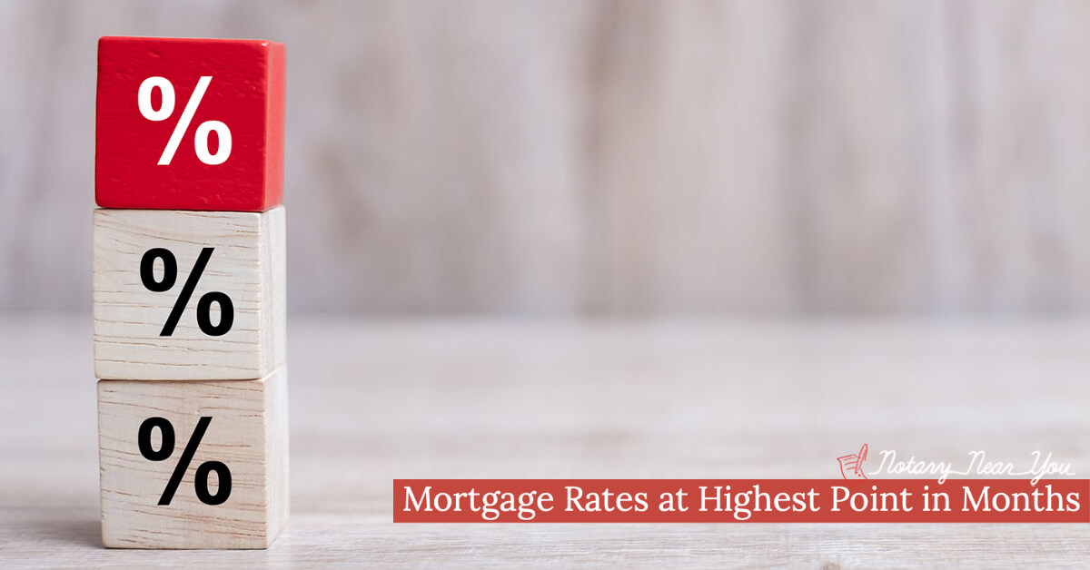 Mortgage Rates at Highest Point in Months