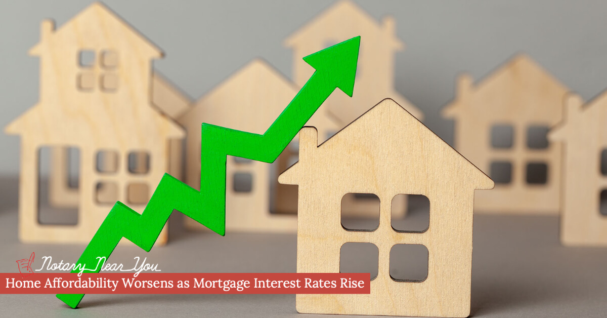Home Affordability Worsens as Mortgage Interest Rates Rise